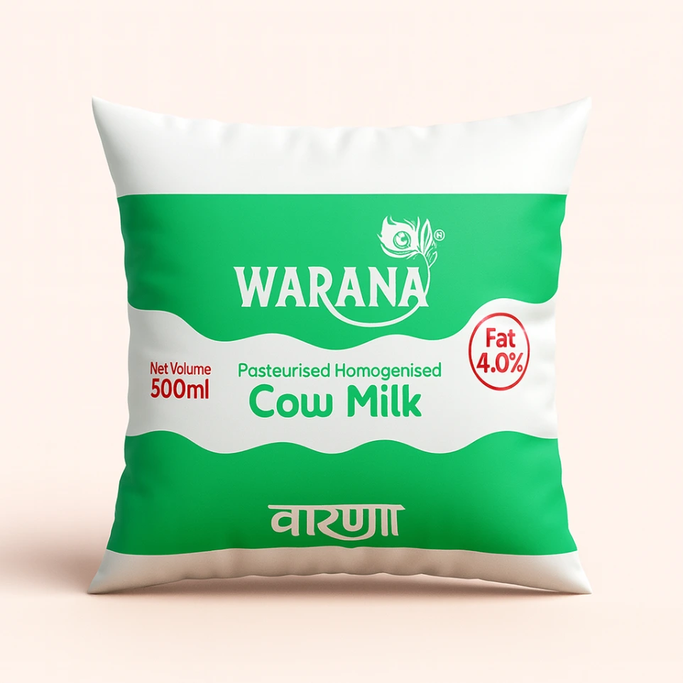Warana green cow milk (1/2 litre)